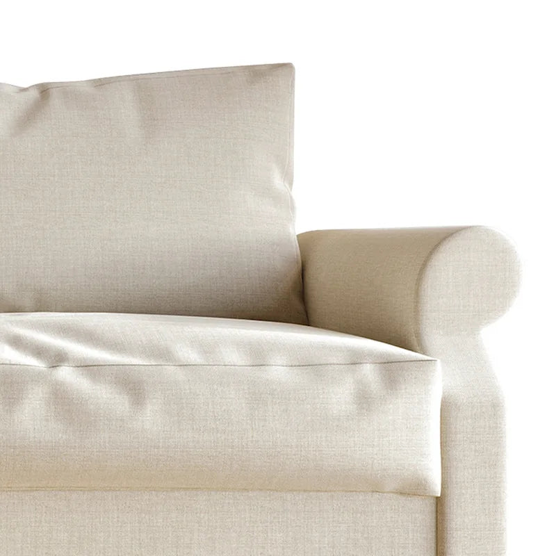 Fauteuil rembourré en lin classique CraftPorch