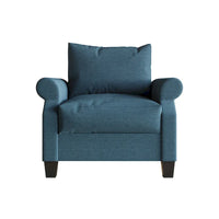 Fauteuil rembourré en lin classique CraftPorch