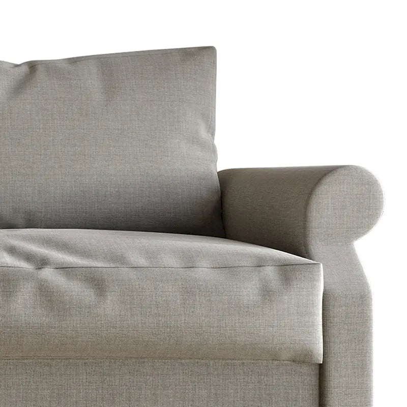 Fauteuil rembourré en lin classique CraftPorch