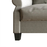 Fauteuil rembourré en lin classique CraftPorch