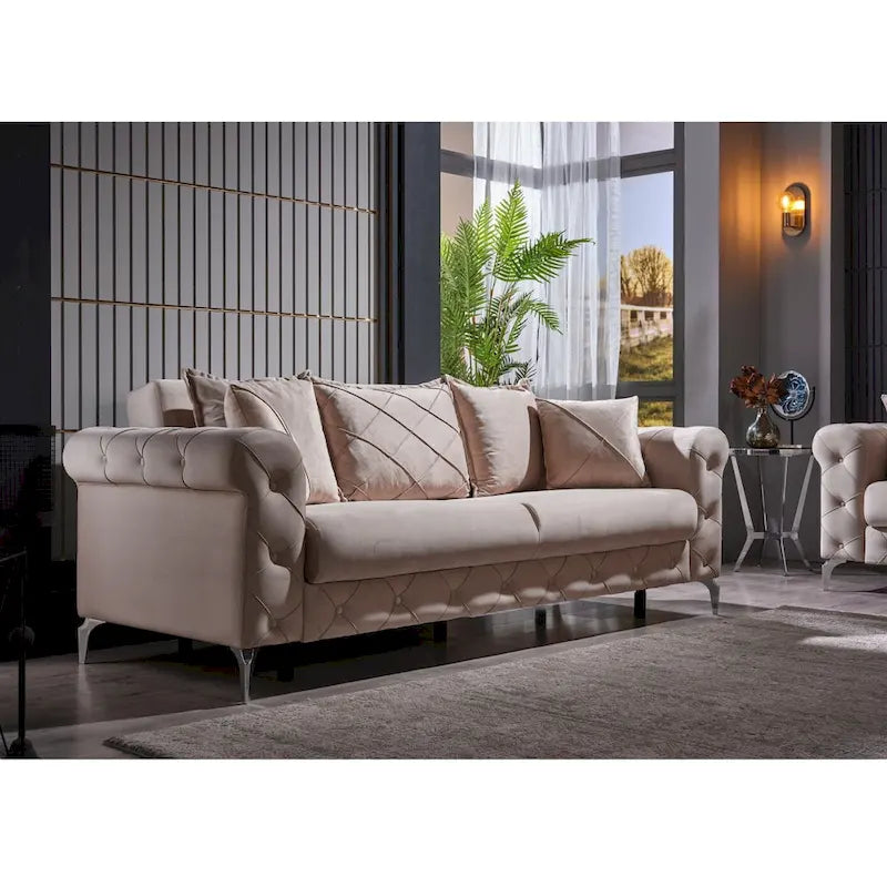Ensemble de salon Rivario 2 pièces, un canapé et une causeuse