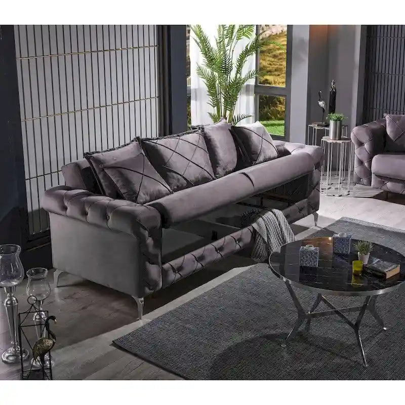 Ensemble de salon Rivario 2 pièces, un canapé et une causeuse