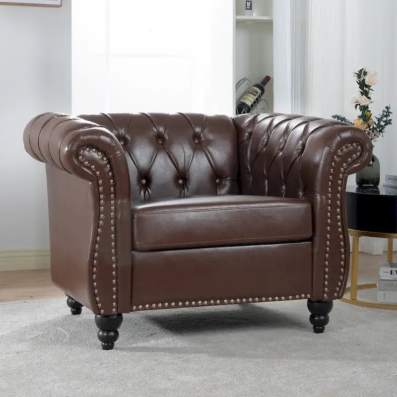 Fauteuil classique confortable à 1 place pour le salon