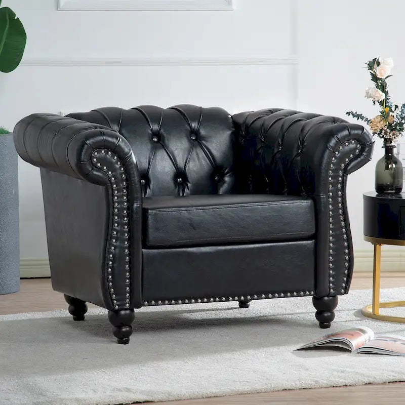 Fauteuil classique confortable à 1 place pour le salon
