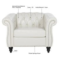Fauteuil classique confortable à 1 place pour le salon