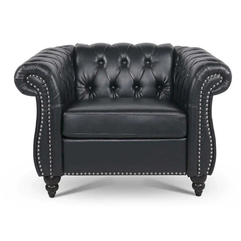 Fauteuil classique confortable à 1 place pour le salon