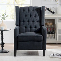 Fauteuil inclinable manuel à dossier oreilles
