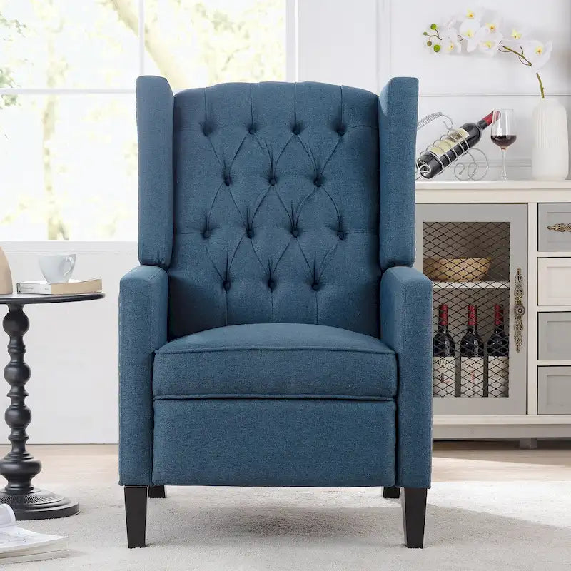 Fauteuil inclinable manuel à dossier oreilles