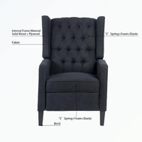 Fauteuil inclinable manuel à dossier oreilles
