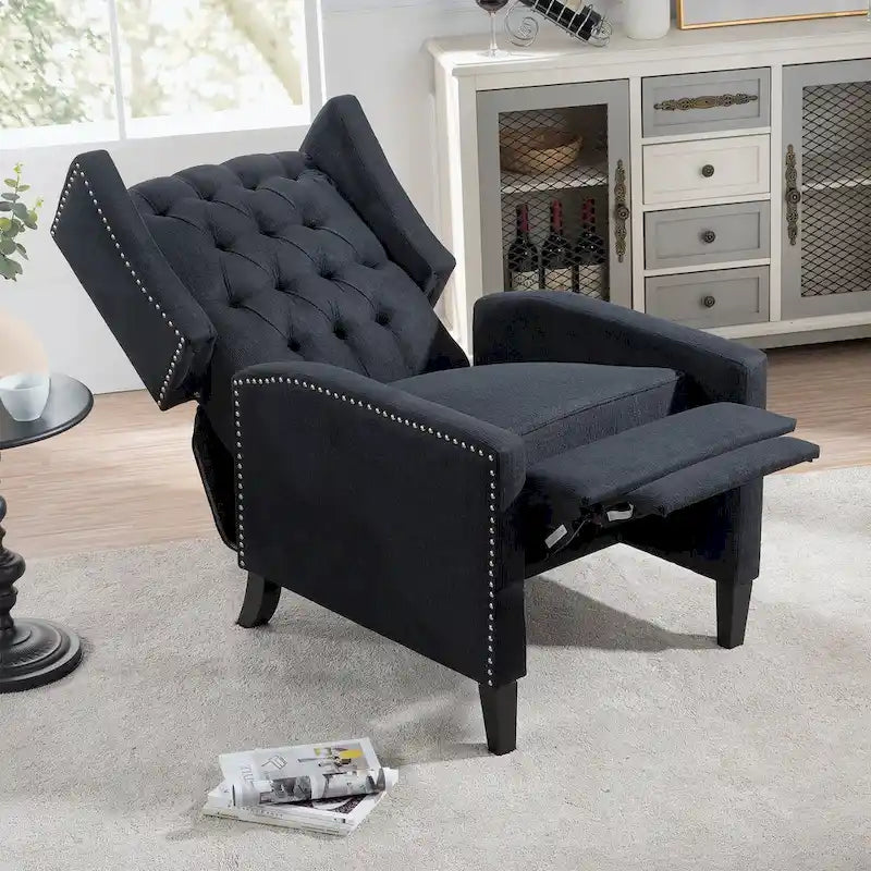 Fauteuil inclinable manuel à dossier oreilles