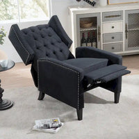 Fauteuil inclinable manuel à dossier oreilles