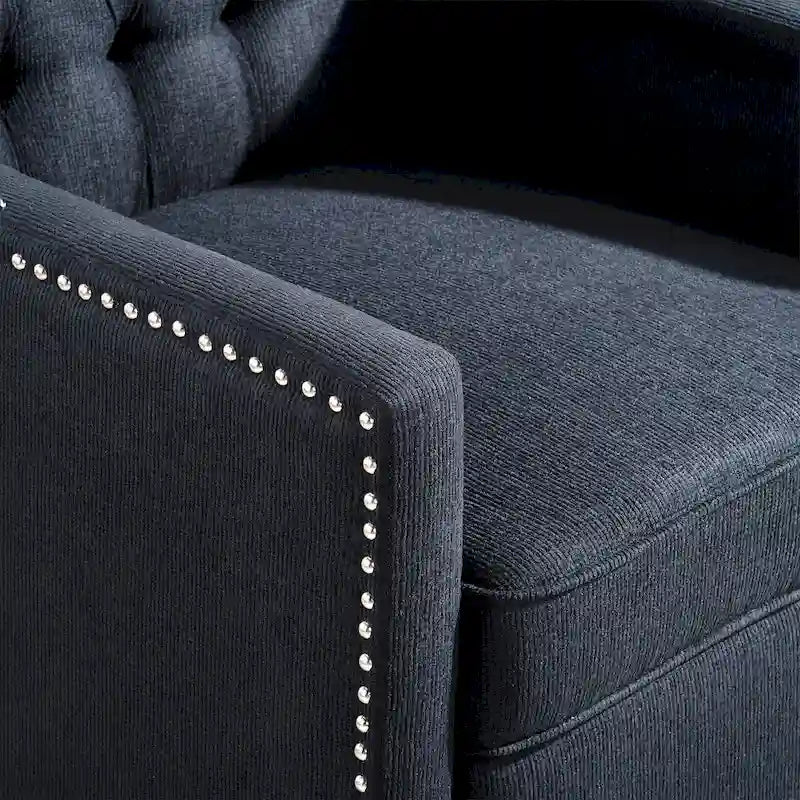 Fauteuil inclinable manuel à dossier oreilles