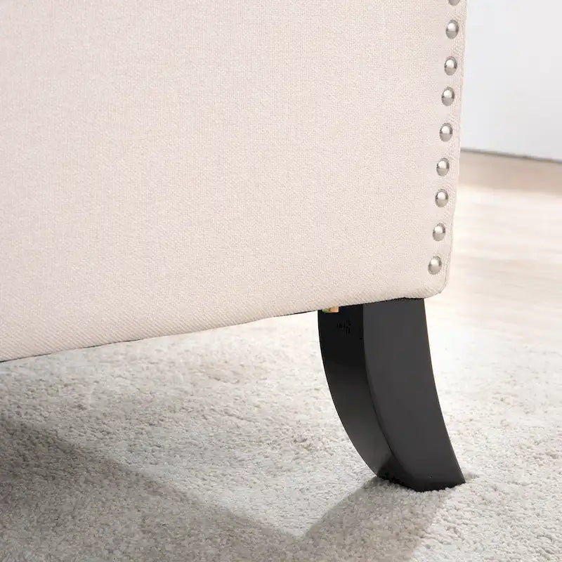 Fauteuil inclinable manuel à dossier oreilles