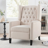 Fauteuil inclinable manuel à dossier oreilles