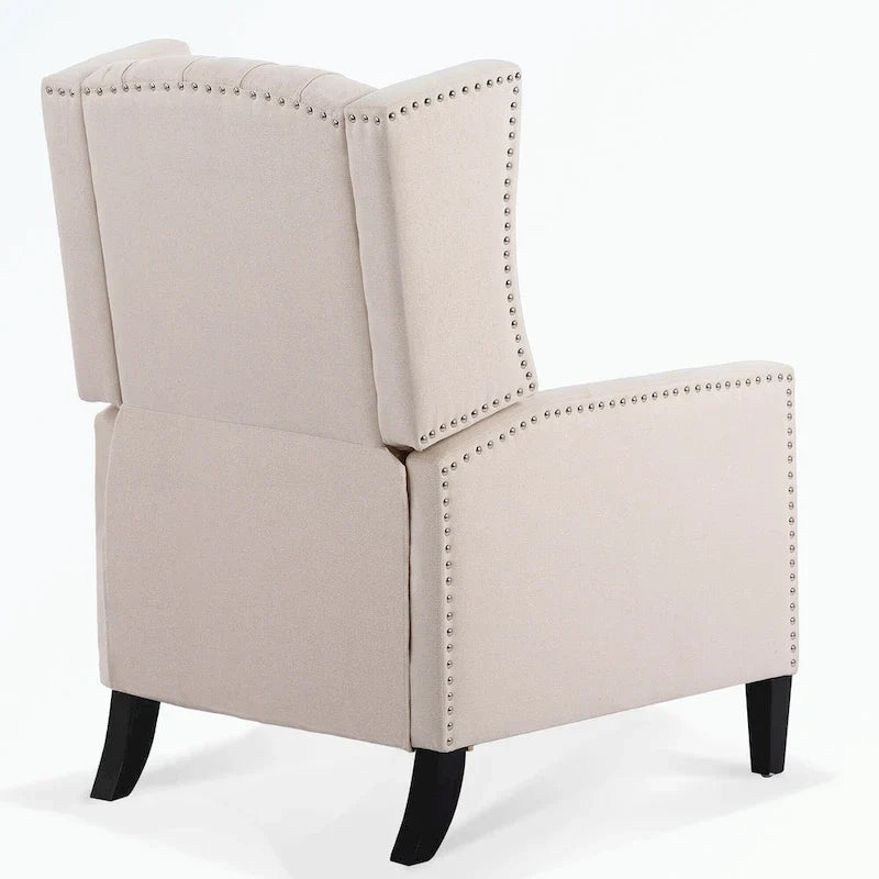 Fauteuil inclinable manuel à dossier oreilles