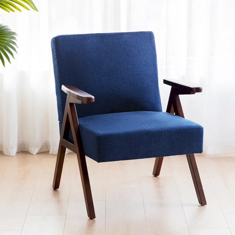 HUIMO - Lot de 2 fauteuils d'appoint tapissés pour salon et chambre