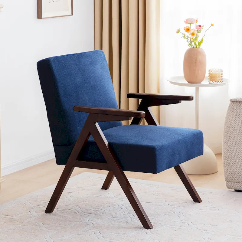 HUIMO Ensemble de 2 fauteuils d'appoint rembourrés pour salon, chambre à coucher