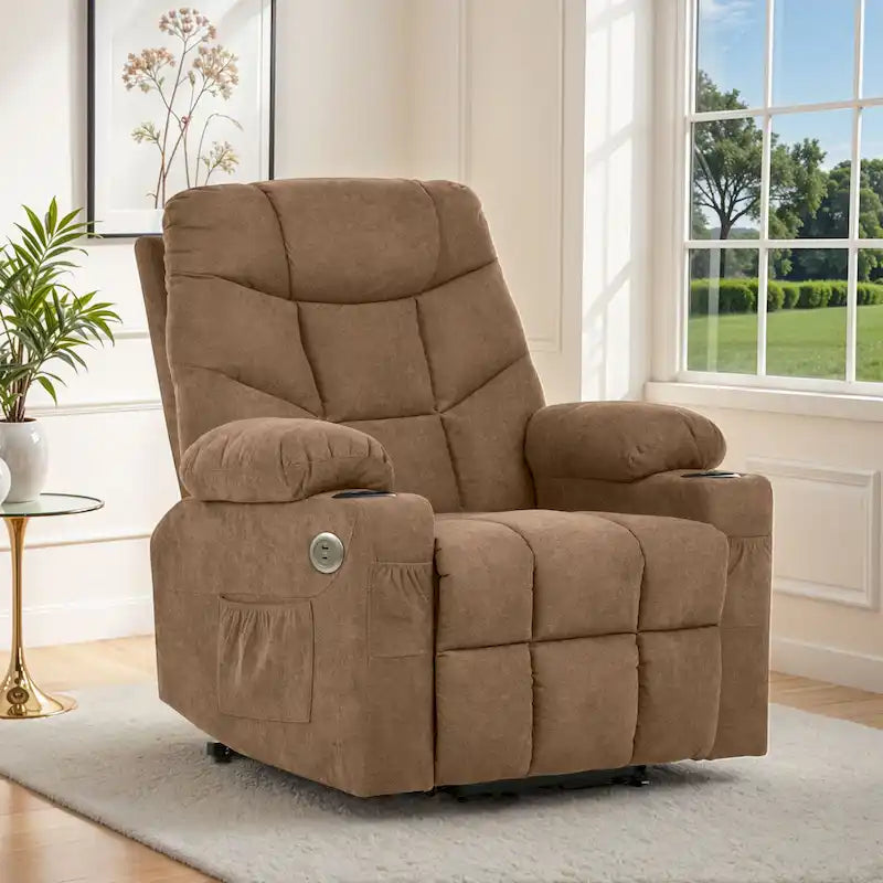 Fauteuil Canapé Inclinable Moderne de Massage et Chauffage