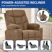Fauteuil Canapé Inclinable Moderne de Massage et Chauffage