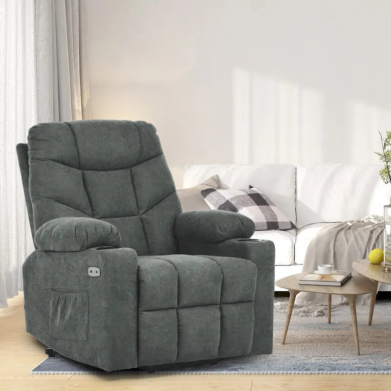 Fauteuil Canapé Inclinable Moderne de Massage et Chauffage
