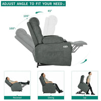 Fauteuil Canapé Inclinable Moderne de Massage et Chauffage