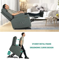 Fauteuil Canapé Inclinable Moderne de Massage et Chauffage