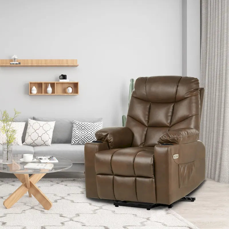 Fauteuil Canapé Inclinable Moderne de Massage et Chauffage