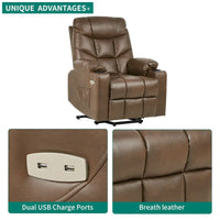 Fauteuil Canapé Inclinable Moderne de Massage et Chauffage