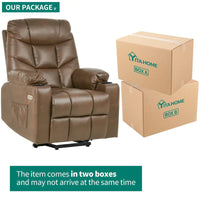Fauteuil Canapé Inclinable Moderne de Massage et Chauffage