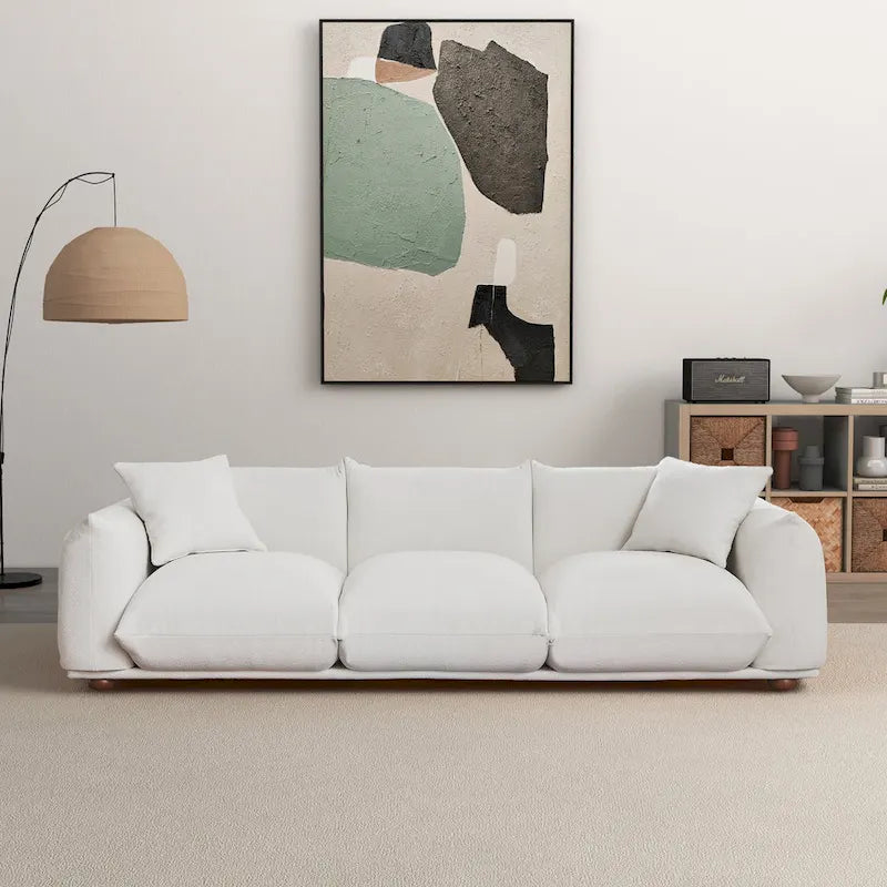 Canapé Arten Mid-Century Modern de Luxe en Boucle/Velours