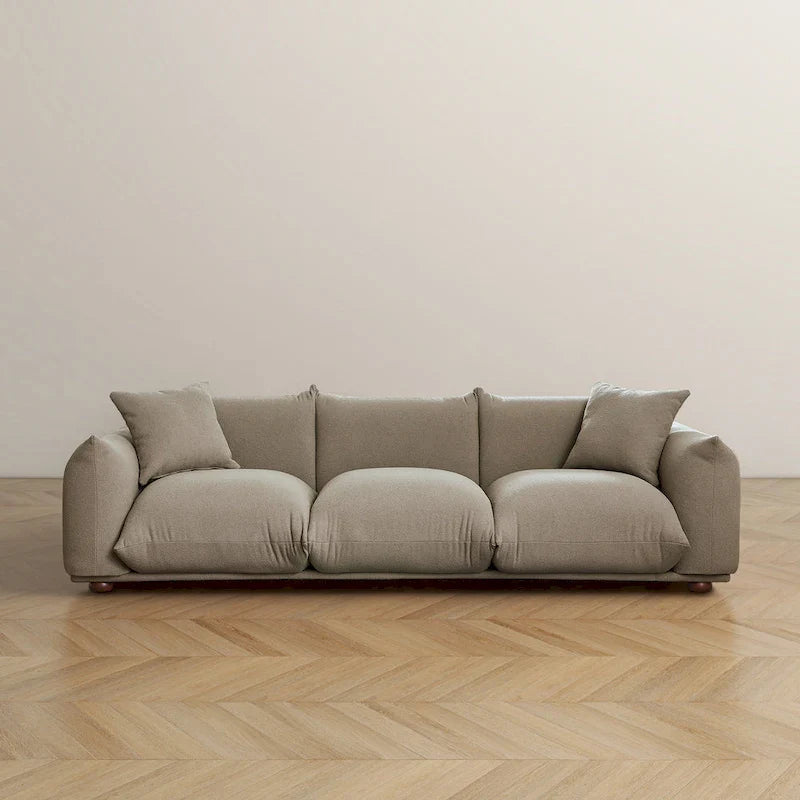 Canapé Arten Mid-Century Modern de Luxe en Boucle/Velours