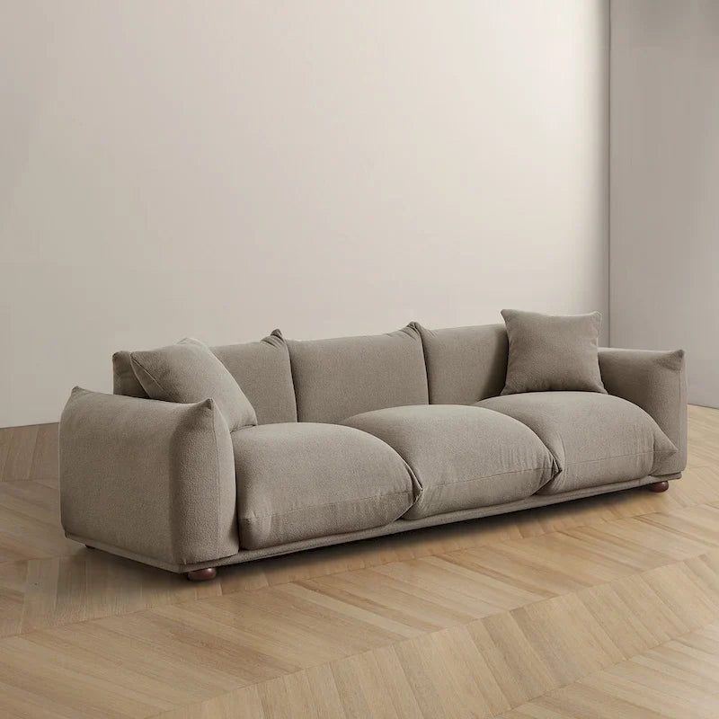 Canapé Arten Mid-Century Modern de Luxe en Boucle/Velours