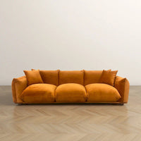 Canapé Arten Mid-Century Modern de Luxe en Boucle/Velours
