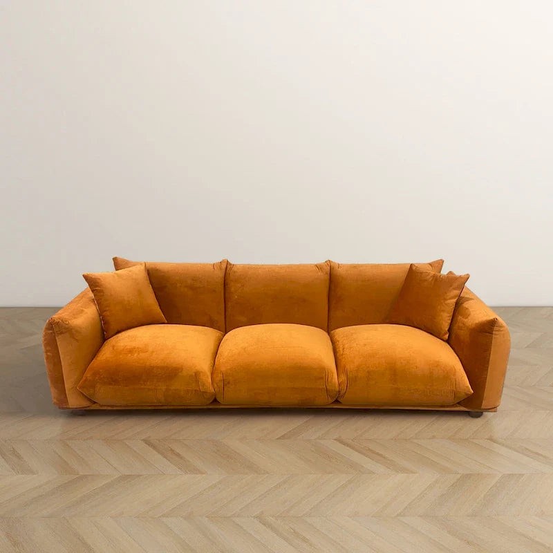 Canapé Arten Mid-Century Modern de Luxe en Boucle/Velours