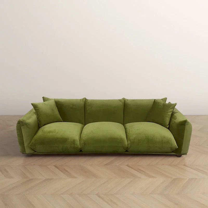 Canapé Arten Mid-Century Modern de Luxe en Boucle/Velours