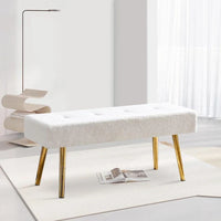 Banc rembourré Howtai pour chambre à coucher, entrée, salle à manger