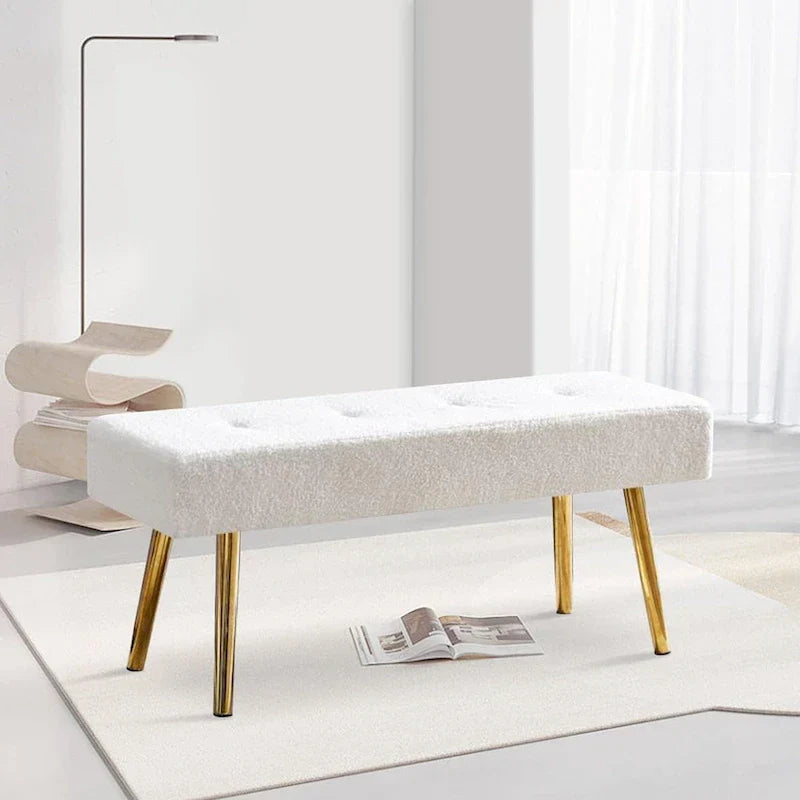 Banc rembourré Howtai pour chambre à coucher, entrée, salle à manger