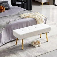Banc rembourré Howtai pour chambre à coucher, entrée, salle à manger