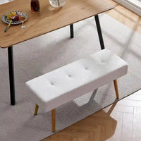Banc rembourré Howtai pour chambre à coucher, entrée, salle à manger
