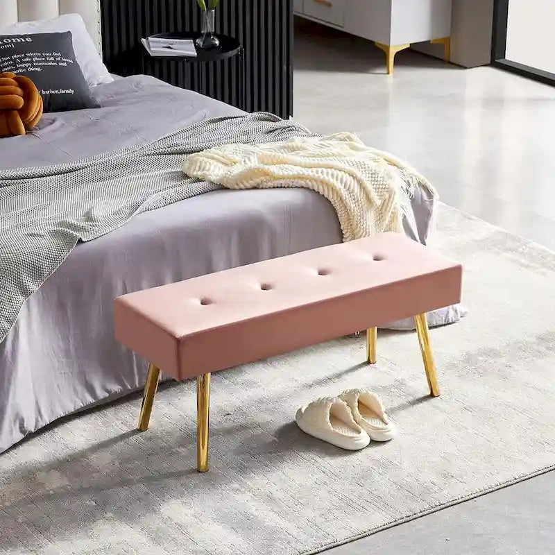 Banc rembourré Howtai pour chambre à coucher, entrée, salle à manger