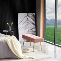 Banc rembourré Howtai pour chambre à coucher, entrée, salle à manger