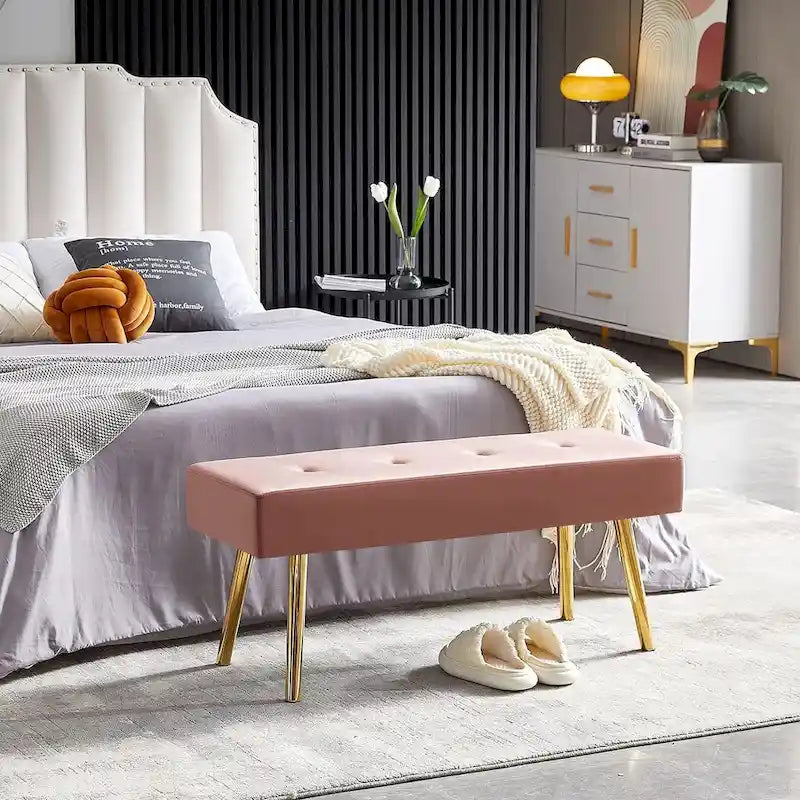 Banc rembourré Howtai pour chambre à coucher, entrée, salle à manger