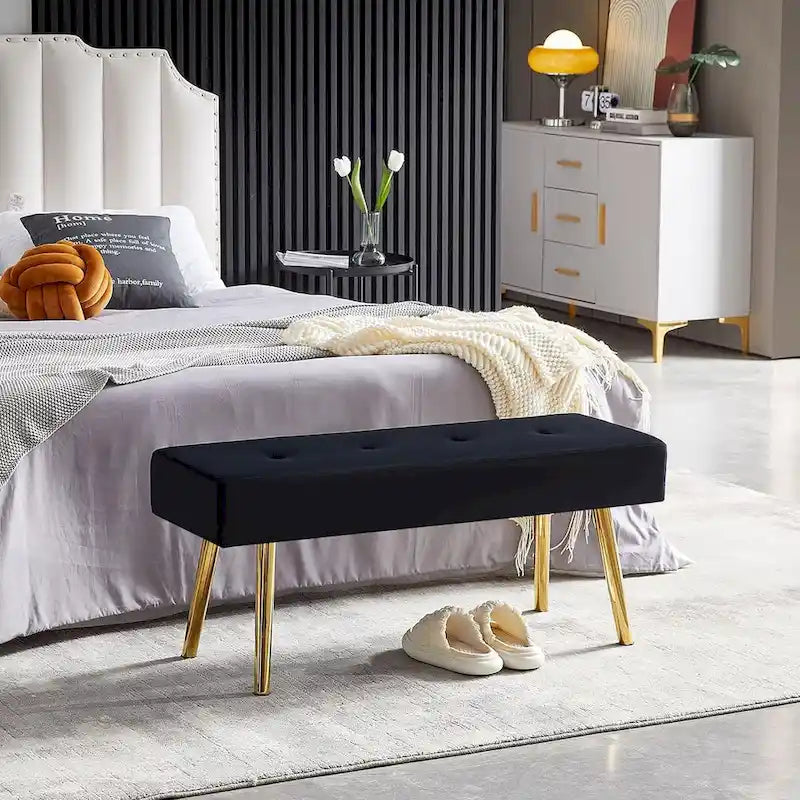 Banc rembourré Howtai pour chambre à coucher, entrée, salle à manger