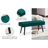 Banc rembourré Howtai pour chambre à coucher, entrée, salle à manger