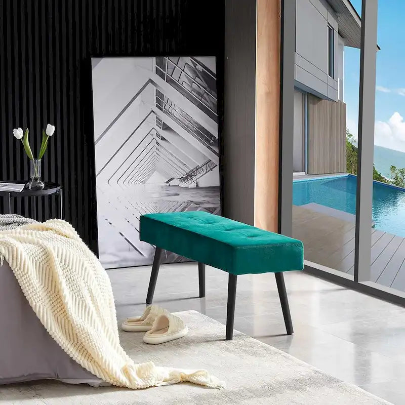 Banc rembourré Howtai pour chambre à coucher, entrée, salle à manger