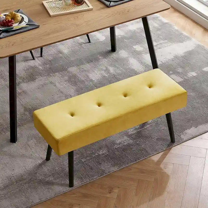 Banc rembourré Howtai pour chambre à coucher, entrée, salle à manger