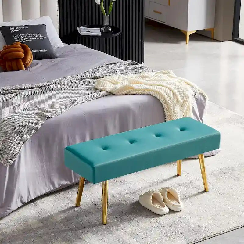 Banc rembourré Howtai pour chambre à coucher, entrée, salle à manger
