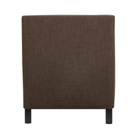 Fauteuil d'appoint Erica avec clous décoratifs chromés