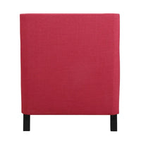 Fauteuil d'appoint Erica avec clous décoratifs chromés