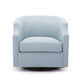 Fauteuil pivotant et inclinable de style tonneau